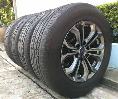ขาย ล้อFortuner TRD4 ขอบ18 พร้อมยาง Bridgestone H/P japan 265/60/18 ขาย ล้อFortuner TRD4 ขอบ18 พร้อมยาง Bridgestone H/P japan 265/60/18