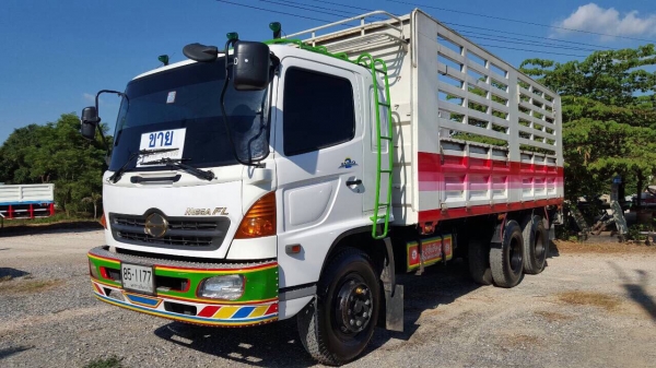 ขาย HINOFL1J MEGA เครื่อง JO8C-TS 220 แรงม้า ปี 48 กระบะล่องไม่ดั้มยาว 6.20 เมตร เครื่องเดิม เกียร์เดิม ช่วงล่างเดิม ยางดี แคชชีสวย เอกสารพร้อมโอน