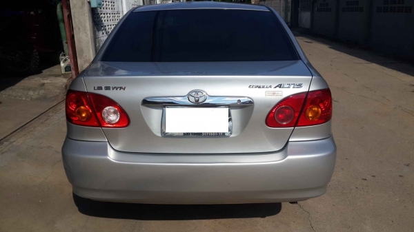 Toyota Altis 1.8 e ปี 02 รถสภาพสวยพร้อมใช้ เจ้าของดูแลดี เครื่องยนต์ ระบบเกียร์ ช่วงล่างสมบูรณ์ ภายนอกภายในใหม่ๆ รถไม่ช้ำไม่โทรม