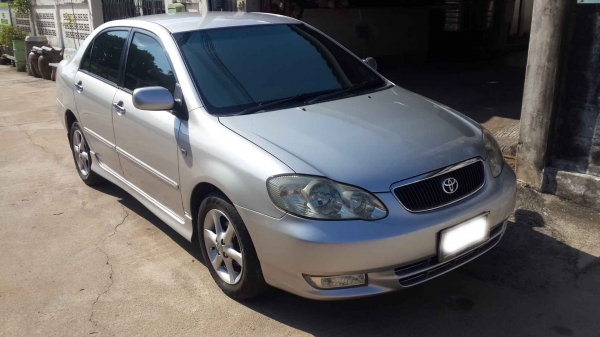 Toyota Altis 1.8 e ปี 02 รถสภาพสวยพร้อมใช้ เจ้าของดูแลดี เครื่องยนต์ ระบบเกียร์ ช่วงล่างสมบูรณ์ ภายนอกภายในใหม่ๆ รถไม่ช้ำไม่โทรม