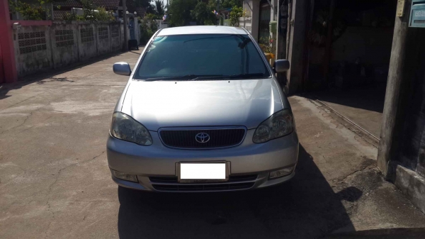 Toyota Altis 1.8 e ปี 02 รถสภาพสวยพร้อมใช้ เจ้าของดูแลดี เครื่องยนต์ ระบบเกียร์ ช่วงล่างสมบูรณ์ ภายนอกภายในใหม่ๆ รถไม่ช้ำไม่โทรม