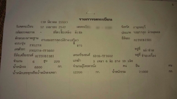 ขายรถบรรทุกสิบล้อไม่ดัมพ์ MITSUBISHI turbo เครื่อง 6D16 turbo - 220 แรง 2 เพลา TF#36xx ทะเบียนพร้อม ขายรถบรรทุกสิบล้อไม่ดัมพ์ MITSUBISHI turbo เครื่อง 6D16 turbo - 220 แรง 2 เพลา TF#36xx ทะเบียนพร้อม