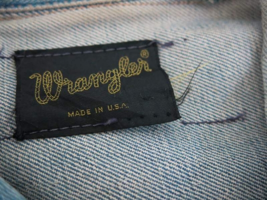 เสื้อแจ็คเก็ตยีนส์   Wrangler MADE IN U.S.A. 6 หยด