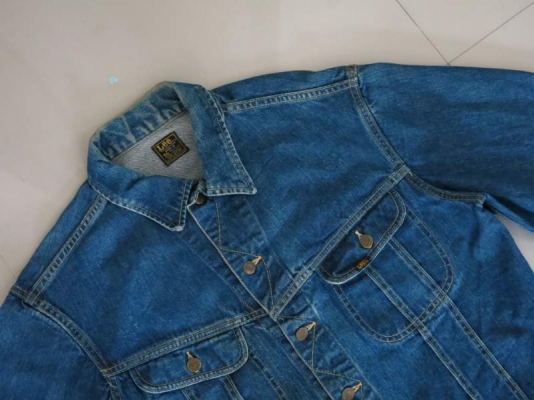 เสื้อแจ็คเก็ตยีนส์   Vintage 1960's Lee Riders 101- J MADE IN U.S.A.