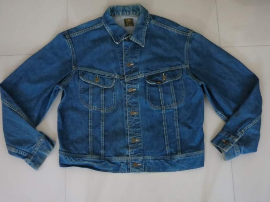 เสื้อแจ็คเก็ตยีนส์   Vintage 1960's Lee Riders 101- J MADE IN U.S.A.