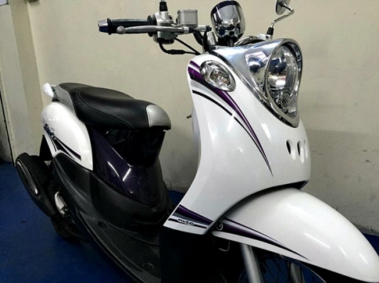 Fino ลายคลาสสิค สีขาว สวยสะอาด รถเดือน กันยายน ปี55 ไมล์ 108xx โล เปลี่ยนยางให้ใหม่หน้าหลัง แถม 3 รายการ 22900