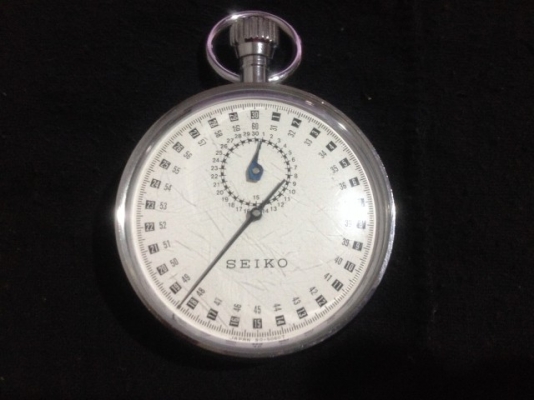 SEIKO ไขลานจับเวลาของมาจากญี่ปุ่นเเท้ JAPAN สภาพสวยใช้งานปกติ