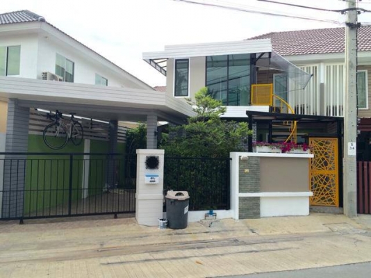 ขายทาวน์โฮม ม.พฤกษาวิลล์ 47 ซ.พุทธบูชา 36 เนื้อที่ 33 ตร.ว. ตกแต่งสวยมีออฟฟิศ