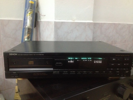 CD AUDIO DENON DCD 910 เก่าญี่ปุ่นเเท้ใช้ไฟ100Vสภาพดีใช้งานได้ปกติ
