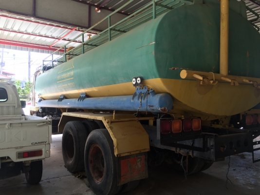 Mitsu fuso เฉินหลง เครื่อง6d 14 โทโบ ถังน้ำ16000ลิตรพร้อมใช้งานทะเบียนพร้อม