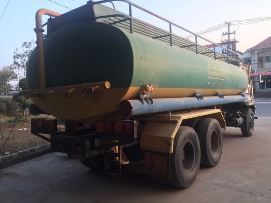 Mitsu fuso เฉินหลง เครื่อง6d 14 โทโบ ถังน้ำ16000ลิตรพร้อมใช้งานทะเบียนพร้อม