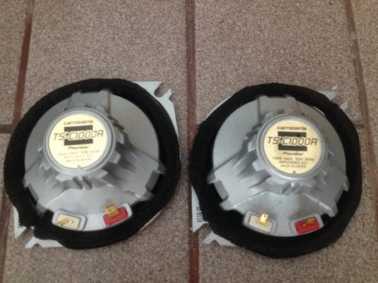 เสียงกลาง PIONEER TS C 1000A ขนาด4นิ้วเก่าญี่ปุ่นเเท้สภาพสวยคู่ละ