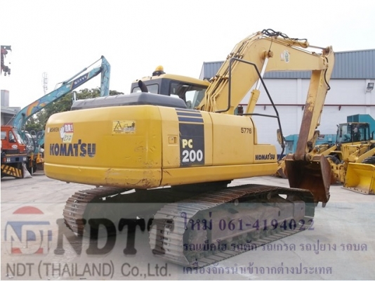 PC200-7 #256005 ปี 2005 รถนำเข้าจากญี่ปุ่น ไม่เคยใช้งานในไทยค่ะ สวย สภาพดี สนใจติดต่อ ใหม่ 061-4194022