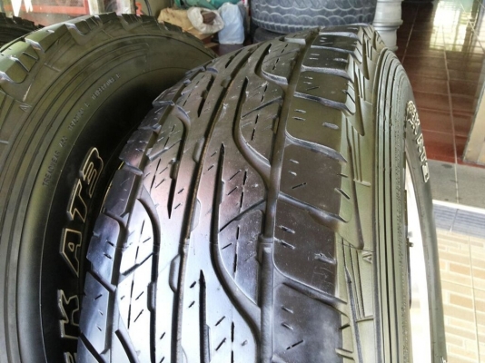 ล้อกล้วย 16x8 พร้อมยาง dunlop grandtrek at3 265/70/16