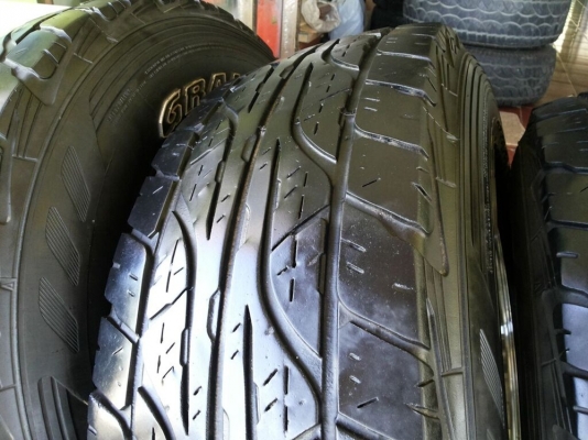ล้อกล้วย 16x8 พร้อมยาง dunlop grandtrek at3 265/70/16