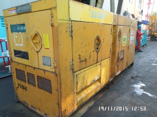 ขายเครื่องปั่นไฟ 220 kva. ยี่ห้อ  Denyo