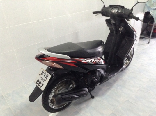 ขาย HONDA CLICK ปี 51 สีดำ-แดง ทะเบียนครบ