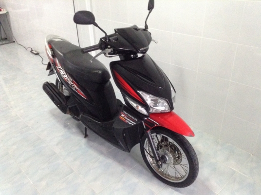ขาย HONDA CLICK ปี 51 สีดำ-แดง ทะเบียนครบ