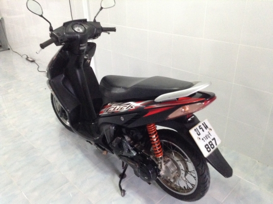 ขาย HONDA CLICK ปี 51 สีดำ-แดง ทะเบียนครบ