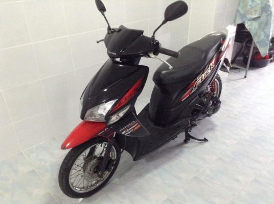 ขาย HONDA CLICK ปี 51 สีดำ-แดง ทะเบียนครบ