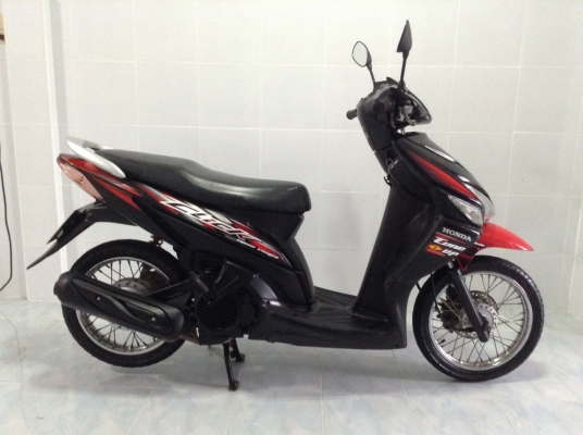 ขาย HONDA CLICK ปี 51 สีดำ-แดง ทะเบียนครบ