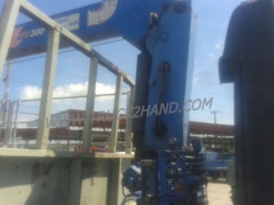 รถบรรทุก 6 ล้อติดเครน ยี่ห้อ HINO  รุ่น FF 3 H 195 แรงม้า  เครน TADANO 3 ตัน ขนาดกระบะ ยาว 6.40 เมตร