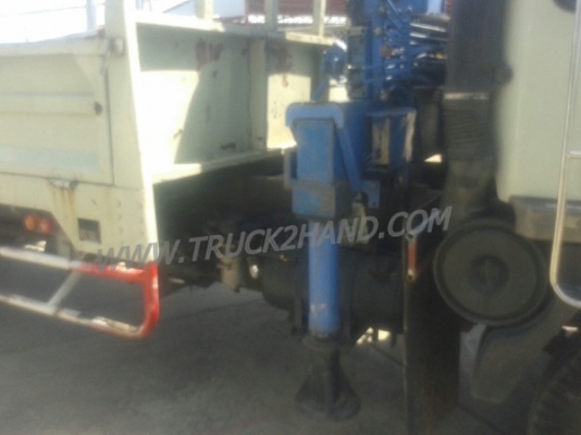 รถบรรทุก 6 ล้อติดเครน ยี่ห้อ HINO  รุ่น FF 3 H 195 แรงม้า  เครน TADANO 3 ตัน ขนาดกระบะ ยาว 6.40 เมตร