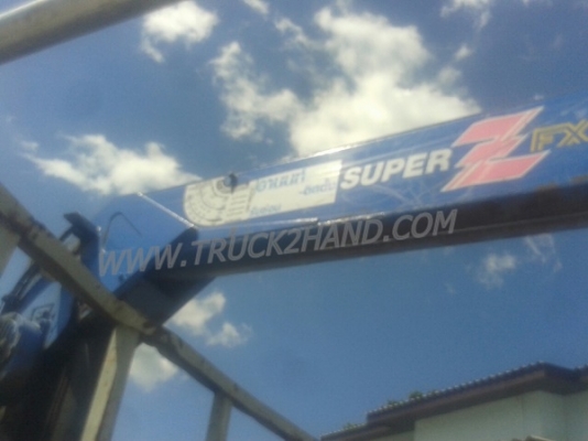 รถบรรทุก 6 ล้อติดเครน ยี่ห้อ HINO  รุ่น FF 3 H 195 แรงม้า  เครน TADANO 3 ตัน ขนาดกระบะ ยาว 6.40 เมตร