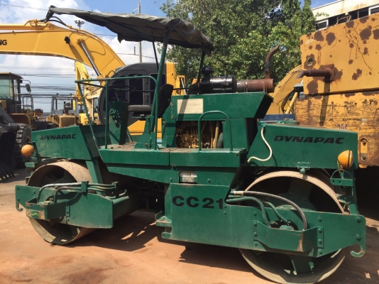 ขายด่วนรถบด2ล้อเหล็กขนาด7ตัน DYNAPAC CC21 พร้อมใช้งาน