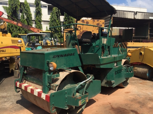 ขายด่วนรถบด2ล้อเหล็กขนาด7ตัน DYNAPAC CC21 พร้อมใช้งาน