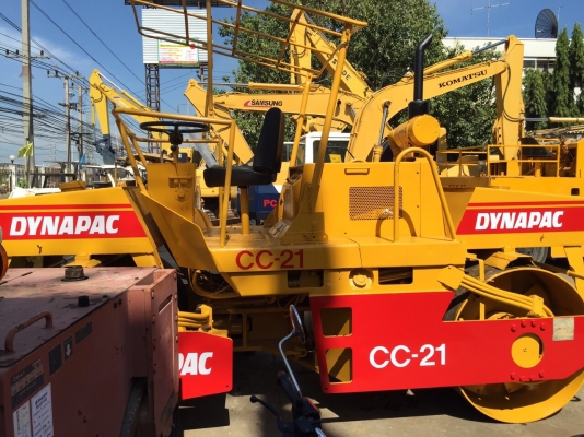 ขายด่วนรถบด2ล้อเหล็กขนาด7ตัน DYNAPAC CC21 พร้อมใช้งาน
