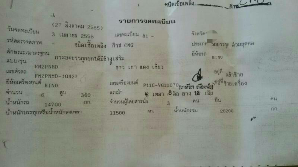 ขายรถพ่วงติดแก๊ส 24 ล้อ แม่.ลูก กระบะเนียมคอกเกษตรดั้ม อู่.ส สมบัติ HINO 360 ปี.55 ปรายปี แก๊สโรงงาน ราคาแค่.2300000 ต่อรอง สนใจรีบจองด่วน