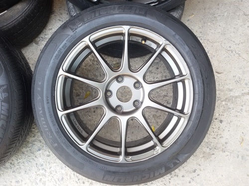 ขายล้อSTD ขอบ17 5รู 114กว้าง7.5 ET38 พร้อมยาง  4 ล้อ