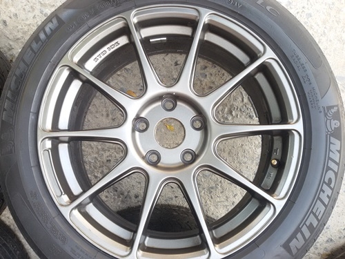 ขายล้อSTD ขอบ17 5รู 114กว้าง7.5 ET38 พร้อมยาง  4 ล้อ