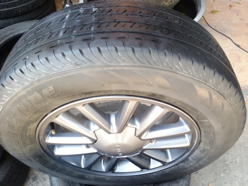 ขายล้อแม็กISUZU X-SERIES 16(สีกัล) ยาง215/65/16 ปี 14  4 ล้อ