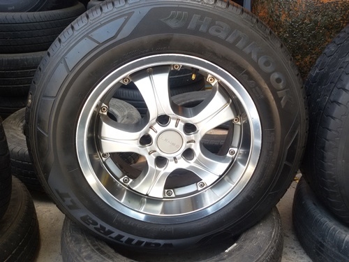 ขายล้อLENSO ขอบ15 5รูกว้าง7.5 ET20 พร้อมยาง 4 ล้อ