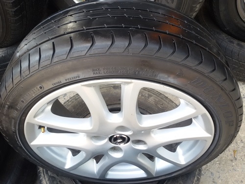 ขายล้อแม็กซ์ Mazda 2 TOP 16 ยาง195/45/16 ปี 12 4 ล้อ ขายล้อแม็กซ์ Mazda 2 TOP 16 ยาง195/45/16 ปี 12 4 ล้อ