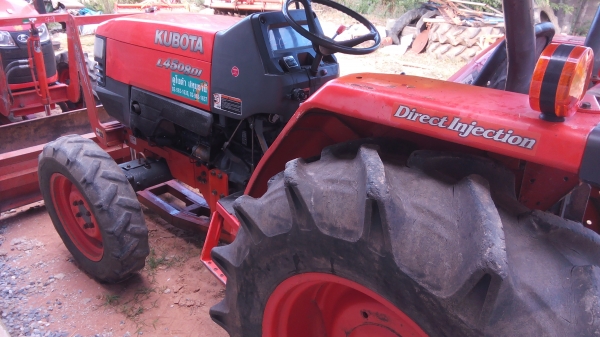 ขายรถไถคูโบต้าL4508 di ใบมีดดันหน้าผาลหลังพร้อมใช้งาน