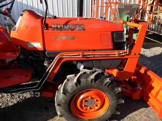 คูโบต้า L3408 4 WD พร้อมใบมีดดันหน้า ...เล่มทะเบียนพร้อม