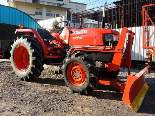 คูโบต้า L3408 4 WD พร้อมใบมีดดันหน้า ...เล่มทะเบียนพร้อม