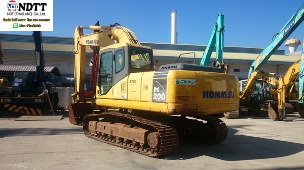KOMATSU PC200-7. ปี2005 รถเก่าญี่ปุ่นไม่เคยใช้งานในไทยครับ