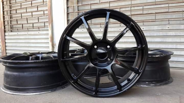 Advan RS ขอบ 17 4รู100 ครบชุด 4วง