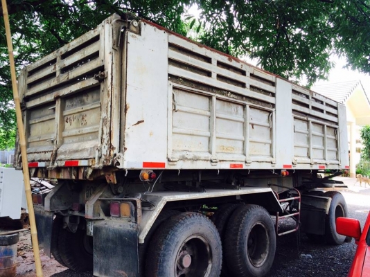 ขายลูกพ่วงดั้มกะบะเหล็ก 3เพลาครับ ขายลูกพ่วงดั้มกะบะเหล็ก 3เพลาครับ