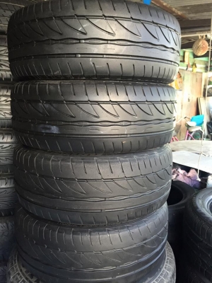 ขายยาง BRIDGESTONE RE002 195-55-15 ปี11 1คู่ ปี12 1คู่ ไม่มีปะ ชุดละ 3,500 บาท