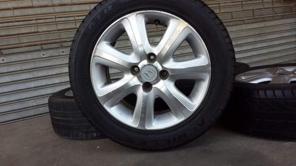 ล้อเดิม Honda 4รู100 แถมยาง พร้อมใช้งาน