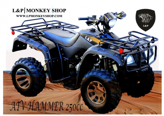 ยิ่งใหญ่ รุ่นใหม่ ขนาด ใหญ่ รุ่นใหม่ล่าสุด ATV HAMMER 250cc หม้อน้ำ