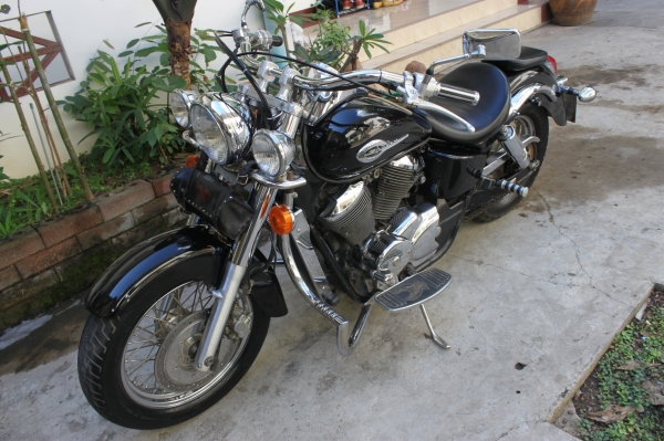 Shadow400 สวยกริ๊บ! มีทะเบียน ต่อทะเบียนปี59เเล้ว