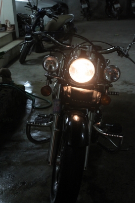 Shadow400 สวยกริ๊บ! มีทะเบียน ต่อทะเบียนปี59เเล้ว