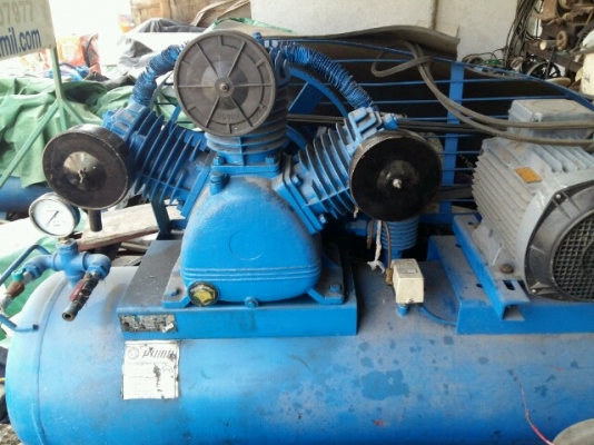 ปั้มลม puma 10hp moter gear 380v. ถัง 520 ลิตร
