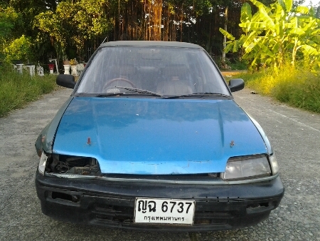 ขายรถยนต์ ปี89 ฮอนด้า ซีวิค รุ่นไฟท้ายแดง เครื่อง1500cc.คาบิว(ติดแก๊ส) เกียร์ออโต้ พวงมาลัยเพาเวอร์ ล้อแม็ก เครื่องดีแน่นๆ ขายถูกๆตามสภาพ